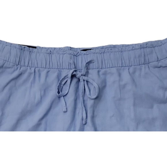 Gap Womens 4" Inseam Soft Linen Pull on Style Short Blue Size L - Picture 8 of 8